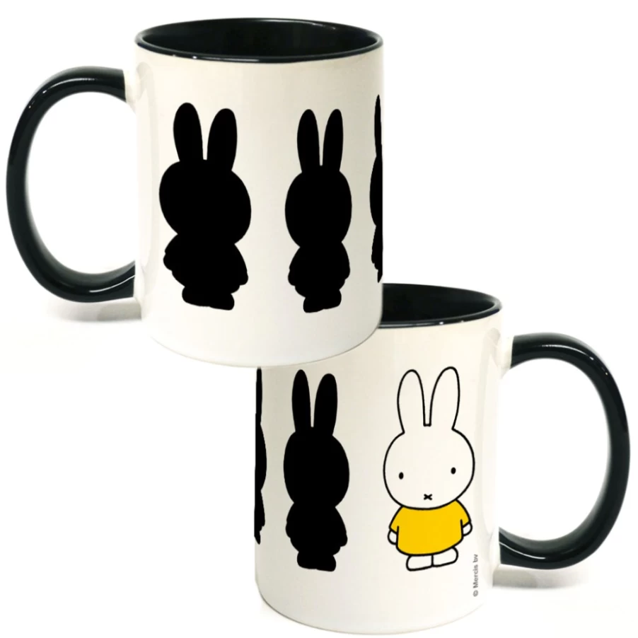 MIFFY Colored Silhouette Insert Ceramic Mug - Official Licensed Design