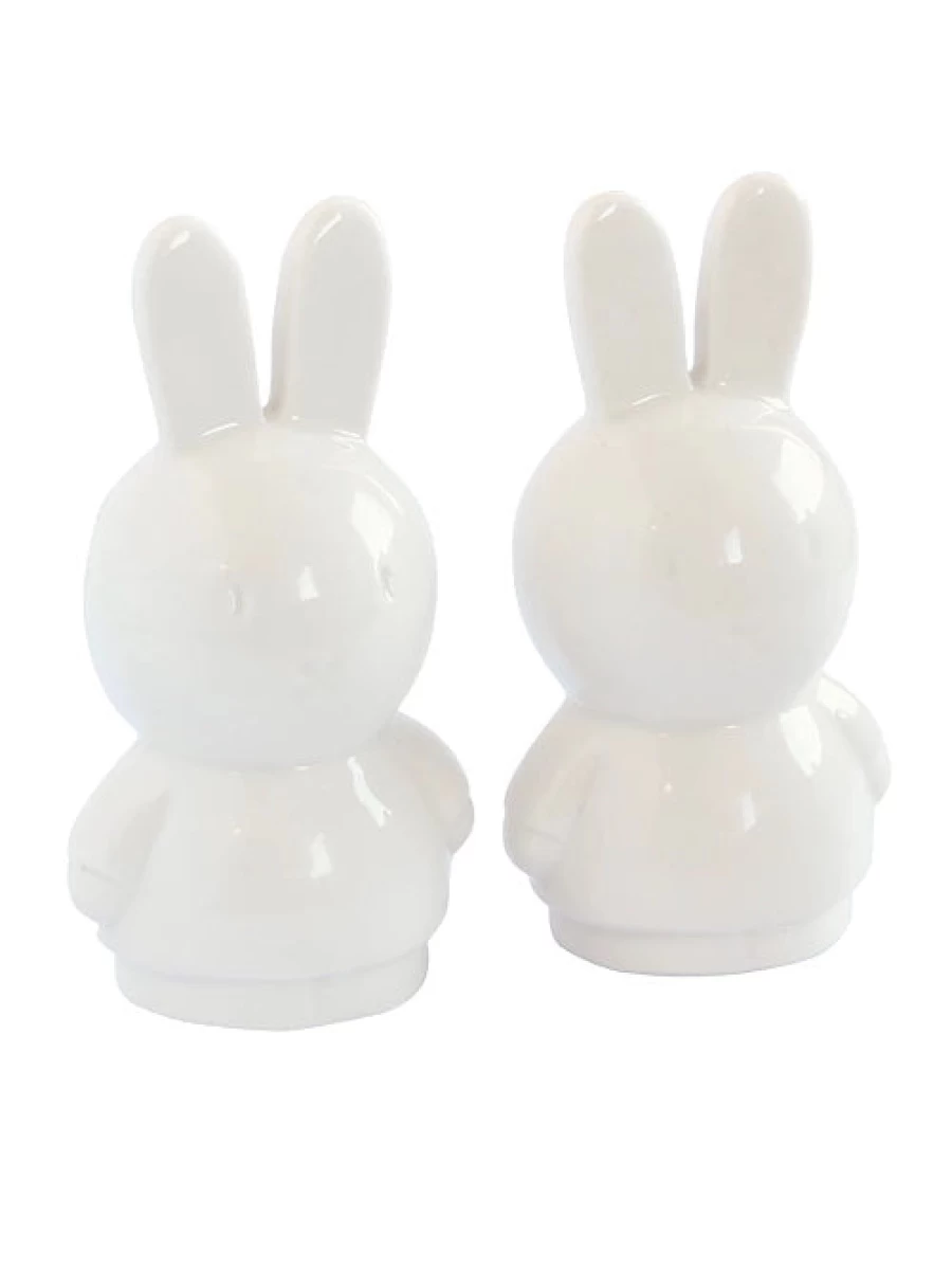 MIFFY Salt and Pepper Shakers Set - Cute Bunny Design Kitchen Condiment Dispenser