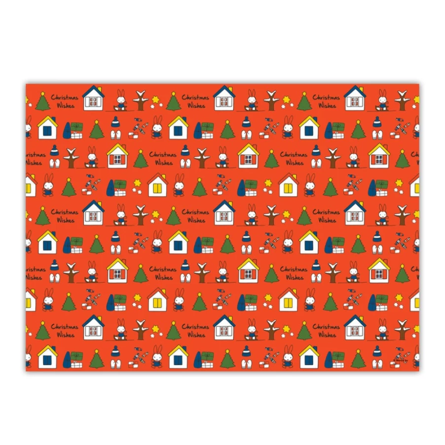 MIFFY Christmas Gift Wrap - Festive Holiday Wrapping Paper with Miffy Designs