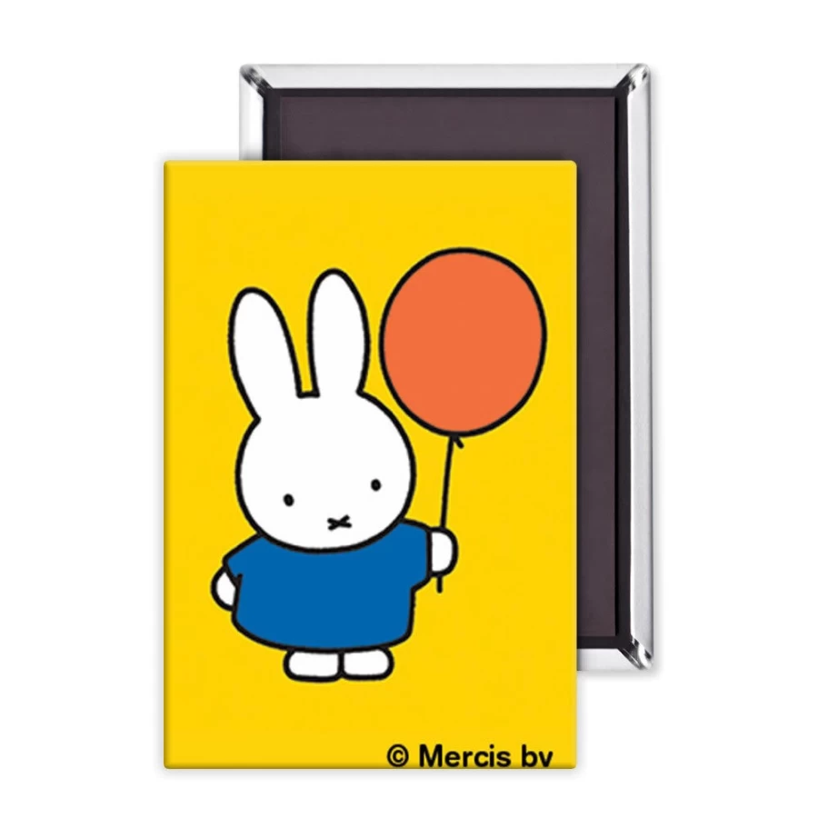 MIFFY Collectible Magnet - Miffy Holding A Balloon Decorative Fridge Accessory