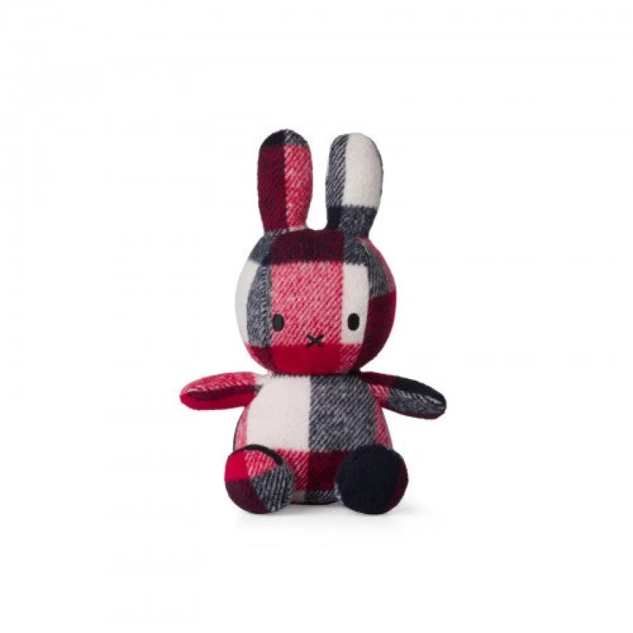 MIFFY Blue and Red Checkered Pattern Classic Design