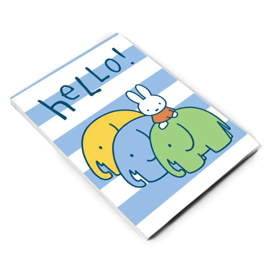 MIFFY A5 Elephant Design Notepad - Cute Animal Themed Notebook for School & Office