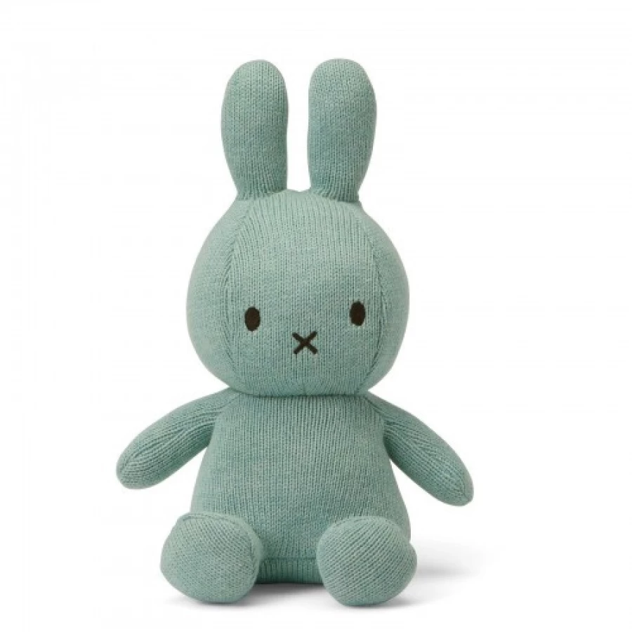 MIFFY Organic Cotton Plush Toy - 23Cm Sitting Bunny Stuffed Animal - 9" Soft Cuddly Miffy Doll for Kids
