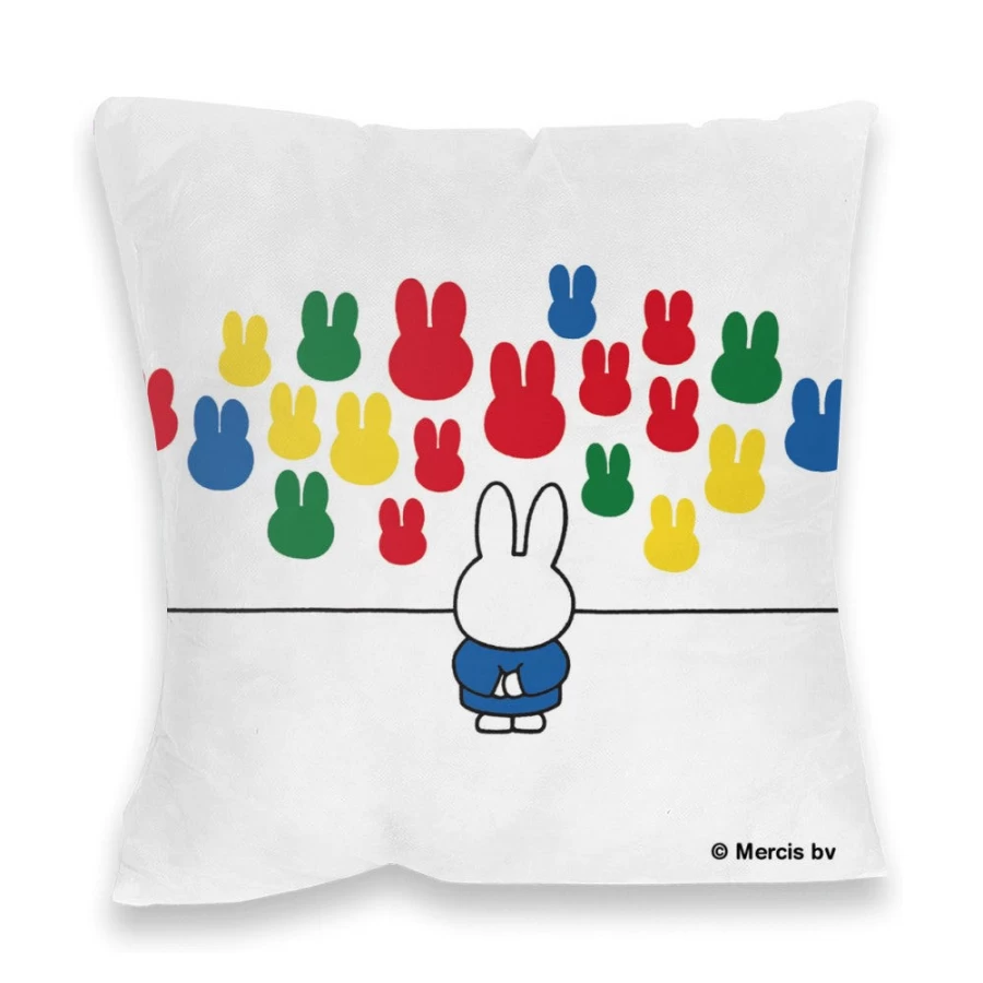 MIFFY Art Gallery Cushion - Soft Miffy Plush Pillow for Home Decor