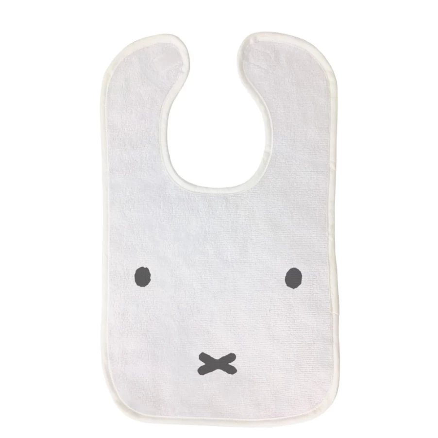 MIFFY Baby Bib - Soft, Absorbent Drool Bibs for Infants with Cute Miffy Face Design