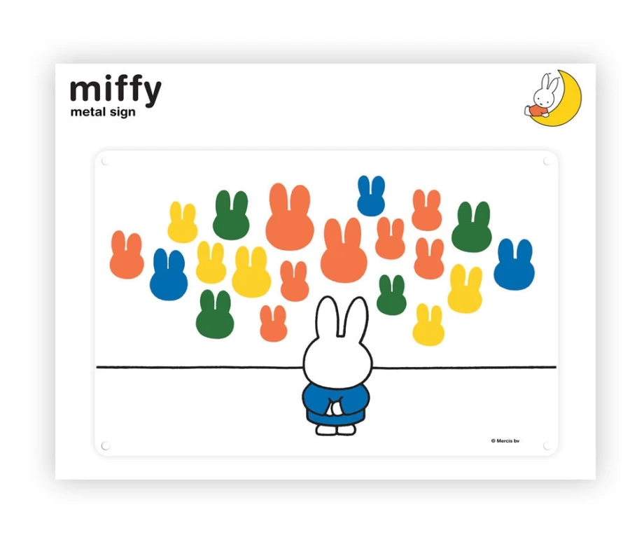 "Vintage MIFFY Gallery Metal Wall Art Sign - Decorative Tin Plaque for Home & Office"