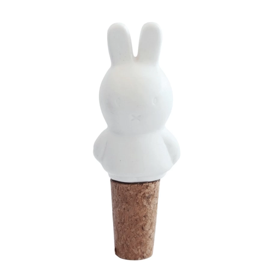 MIFFY Rabbit Cork Bottle Stopper - Cute Bunny Wine Cork for Kitchen & Bar Accessories