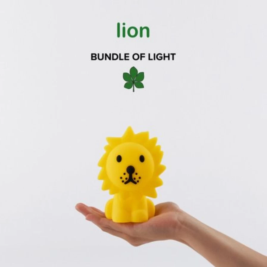 MIFFY Lion-Shaped Mini Night Light - Portable Bundle of LED Lights for Kids Room, Nursery, and Decor