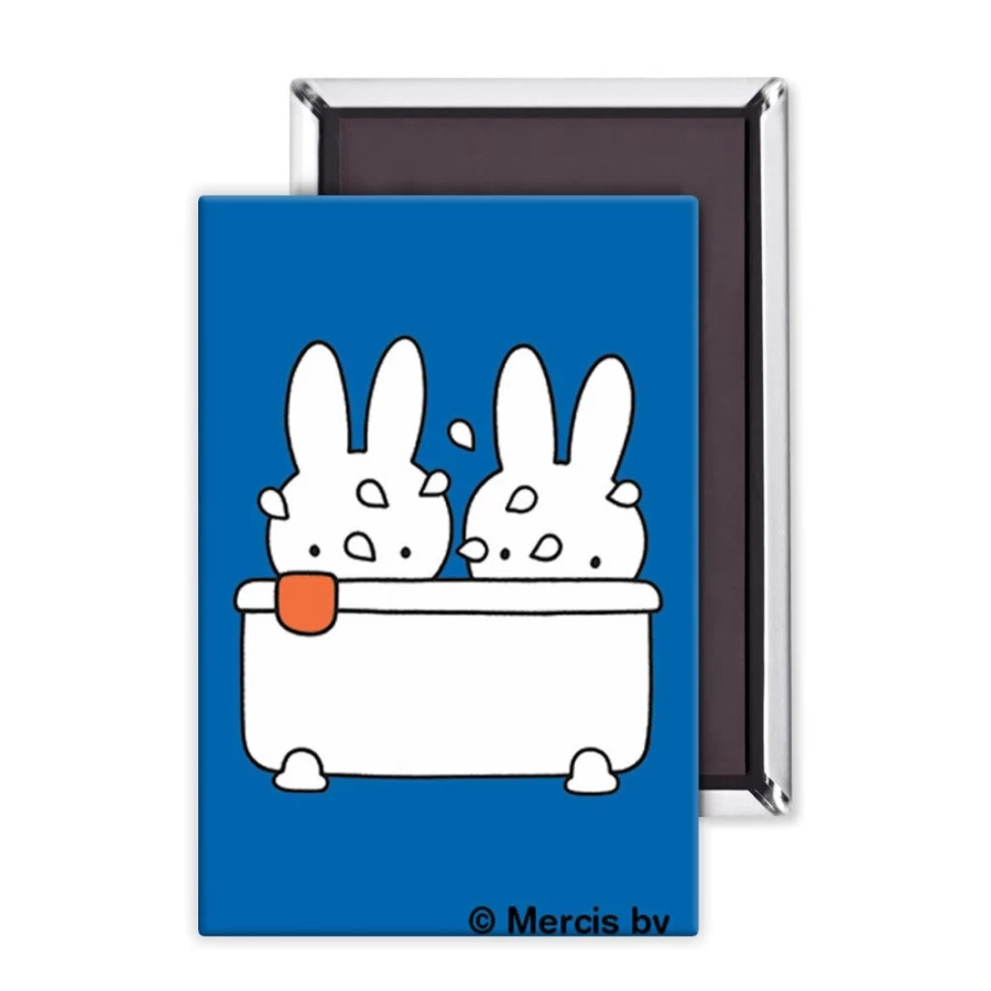 MIFFY Bath Time Refrigerator Magnet - Adorable Miffy Bunny Collectible