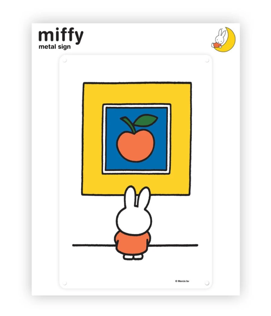 MIFFY Vintage Apple Art Metal Sign - Decorative Tin Plaque for Home & Garden