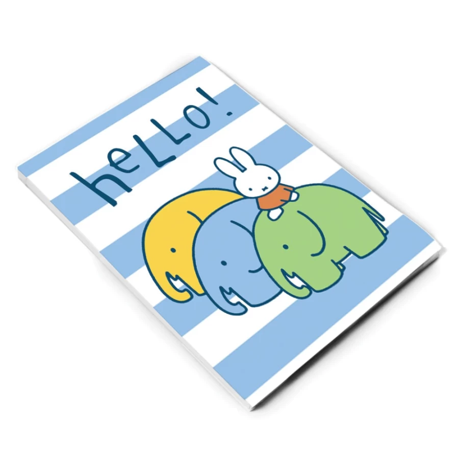 MIFFY A6 Elephant Design Notepad - Cute Animal-Themed Memo Pad for Notes & Planning