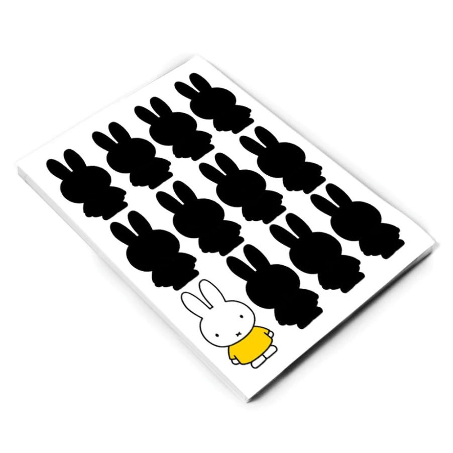 MIFFY A6 Notebook - Cute Miffy Rabbit Design Silhouette Notepad for Journaling & Notes