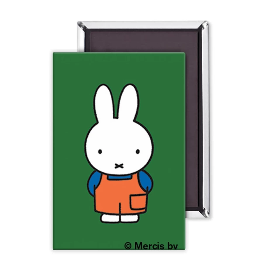 MIFFY Dungarees Magnet - Adorable Miffy Bunny Collectible Decorative Fridge Magnet