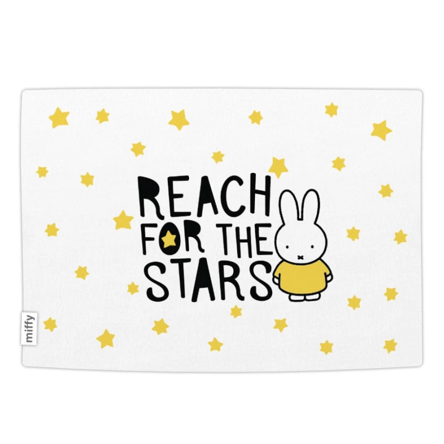 MIFFY Stars Themed Cozy Blanket for Kids and Nursery Decor