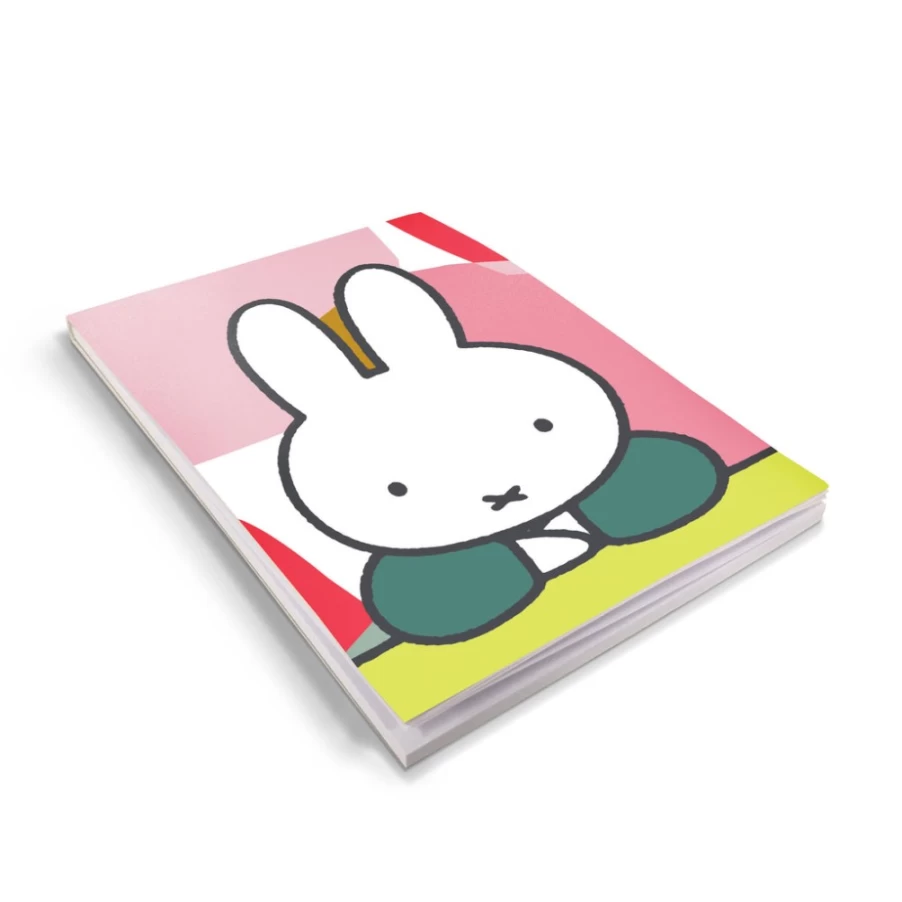 MIFFY Floral A6 Notepad - Cute Bunny Design for Notes & Planning