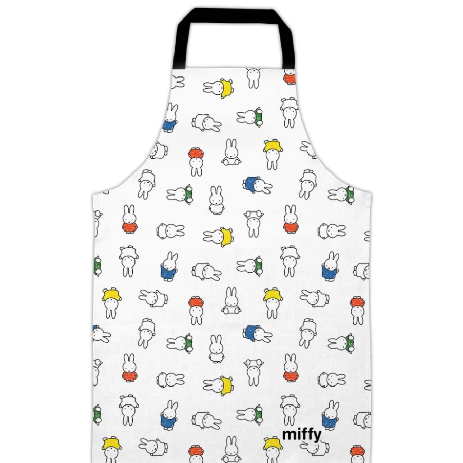 MIFFY Kids' Colorful Apron Dress - Adjustable & Washable Cartoon Character Design