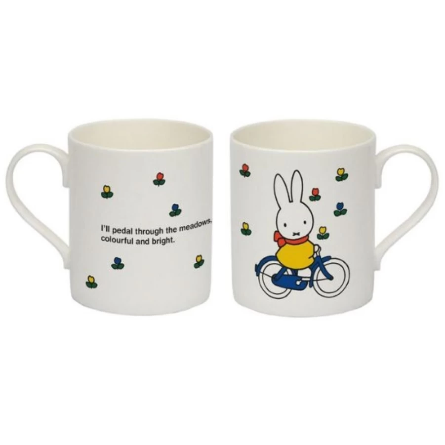 MIFFY Bone China Bicycle Themed Mug - Official MIFFY Collectible Tea Cup