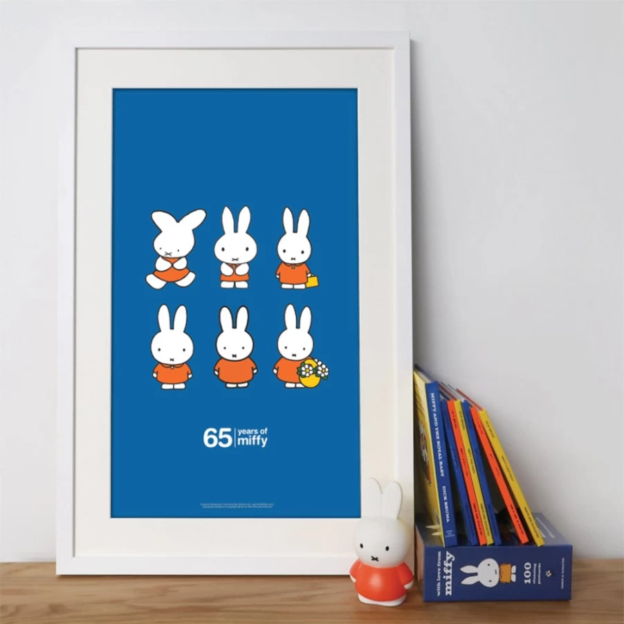 MIFFY 65th Anniversary Limited Edition Print - Collectible Evolution Art