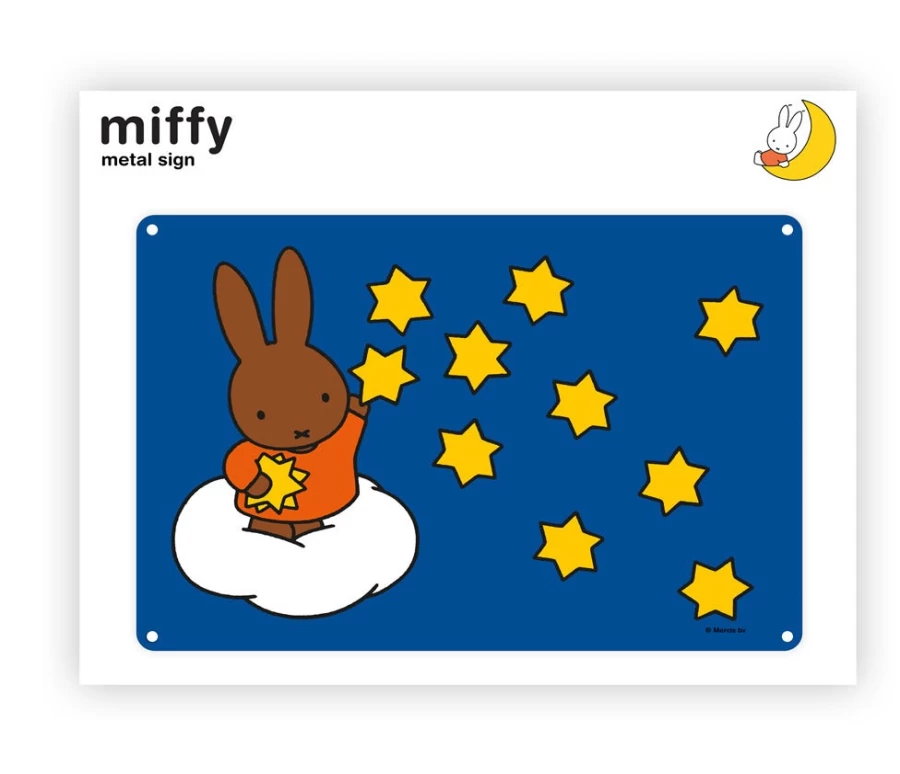 "MIFFY Melamine Dreaming Metal Sign - Durable Decorative Wall Art for Home & Office"