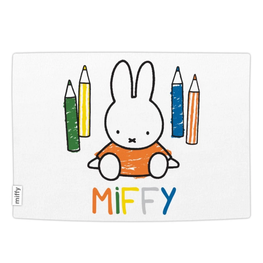 MIFFY Premium Colouring Pencils Blanket - Soft, Vibrant & Washable Art-Themed Comfort Throw