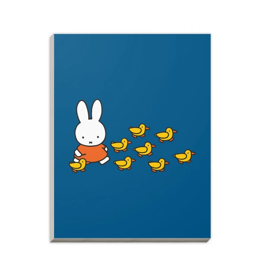 MIFFY A6 Notepad - Cute Walking With Ducks Design for Journaling & Notes