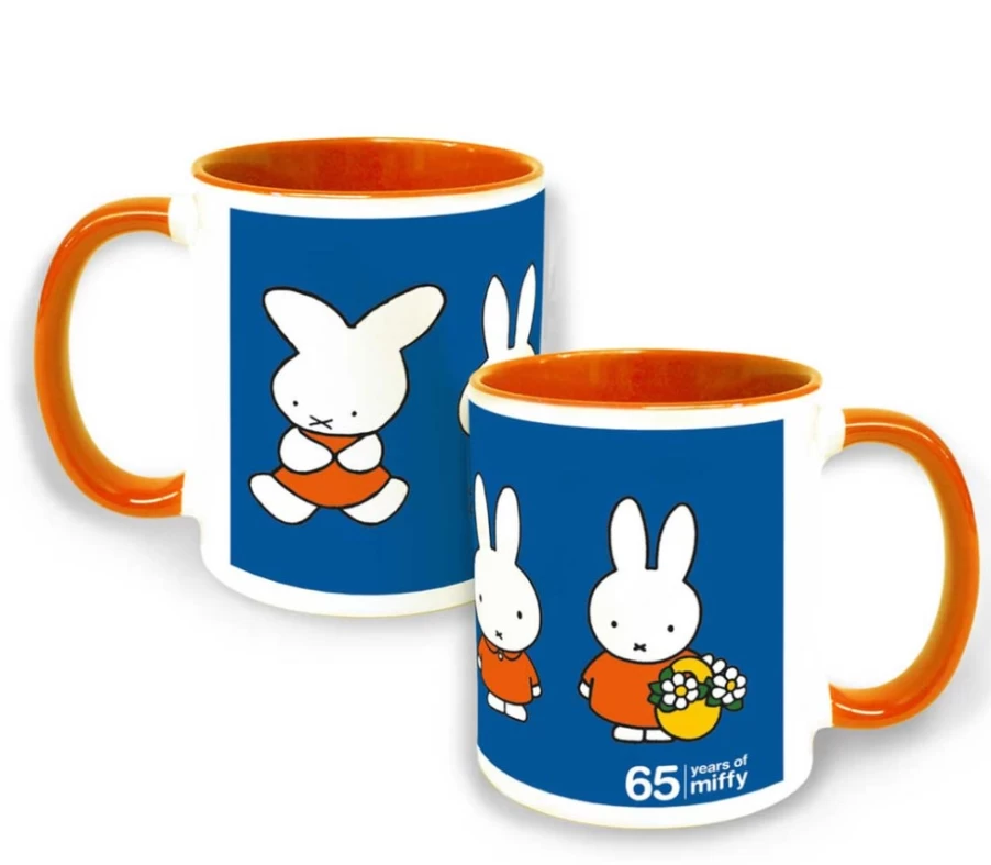 MIFFY 65th Anniversary Limited Edition Colored Insert Mug - Collectible Evolution Design