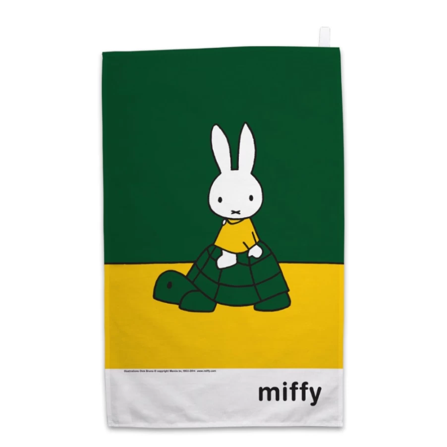 MIFFY Tortoise Tea Towel - Cute Miffy Design Kitchen Towel