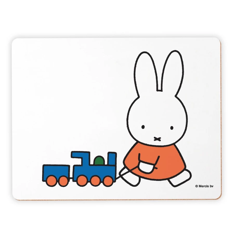 MIFFY Kids Train Design Placemat - Durable and Fun Tableware for Children