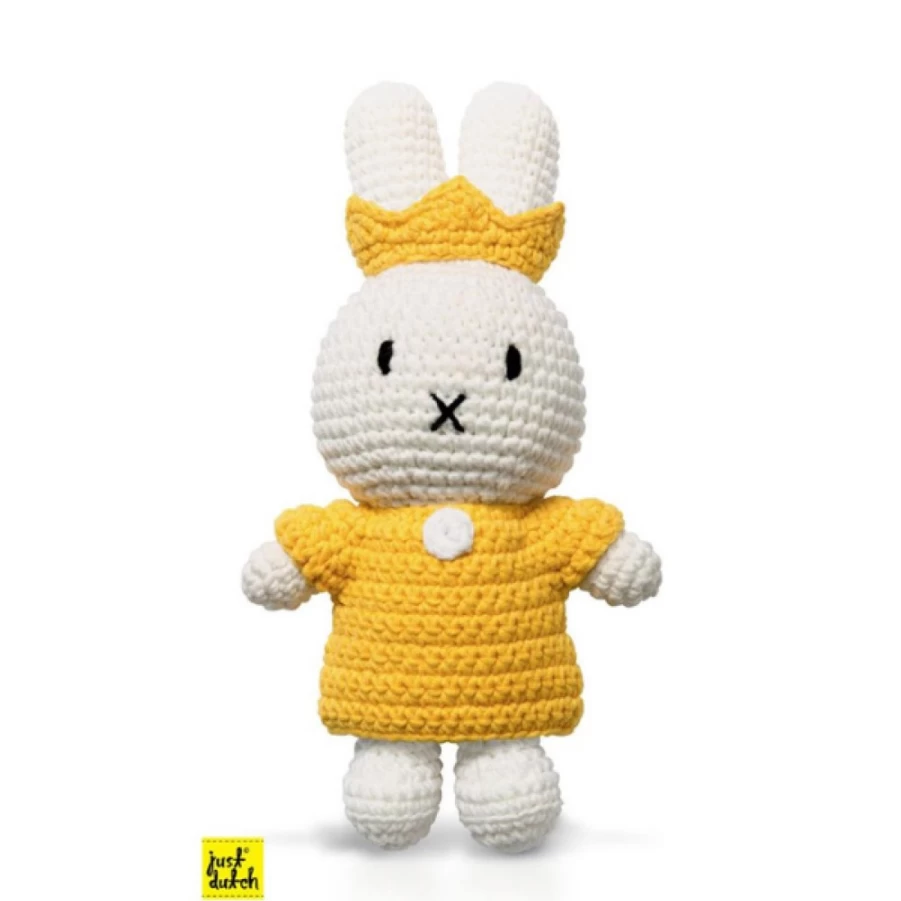 MIFFY Handmade Crochet Doll Set - Miffy and Her Yellow Queen Collectible