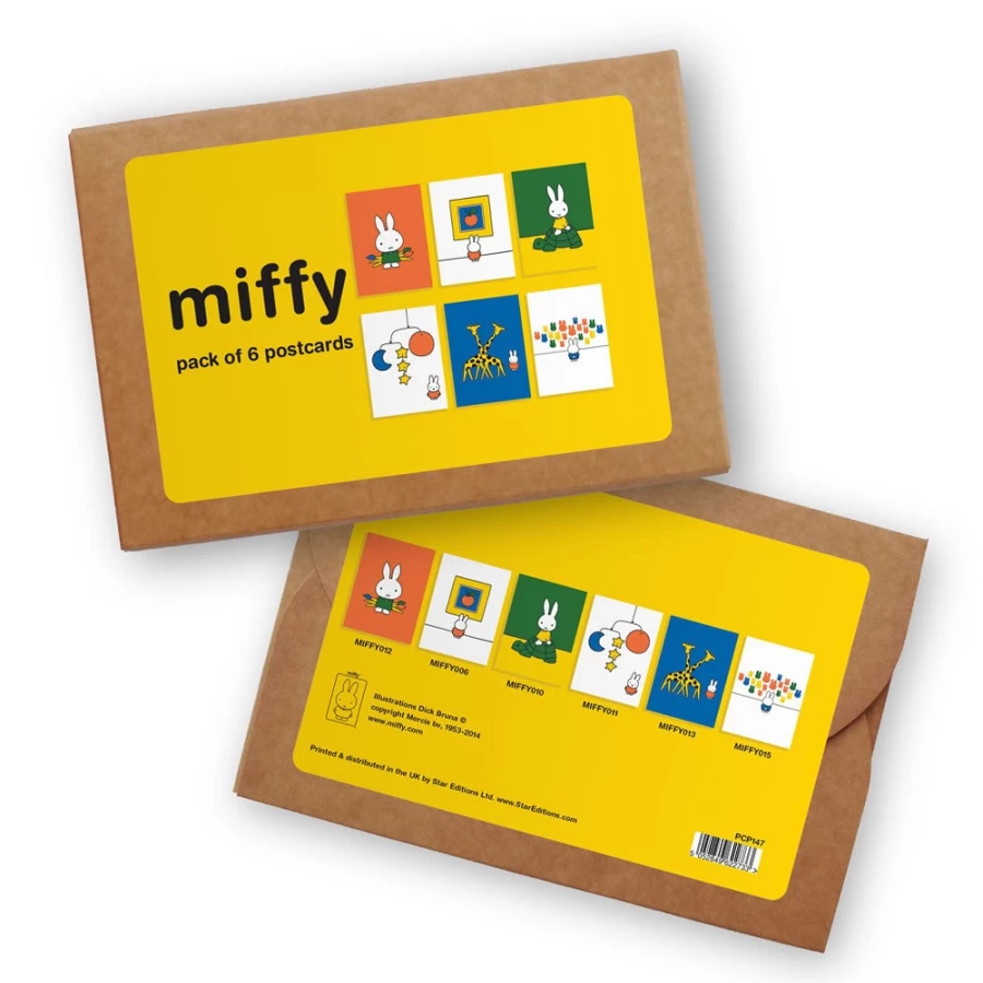 MIFFY Collectible Postcard Set - 20 Unique Miffy Designs for Greetings & Decor