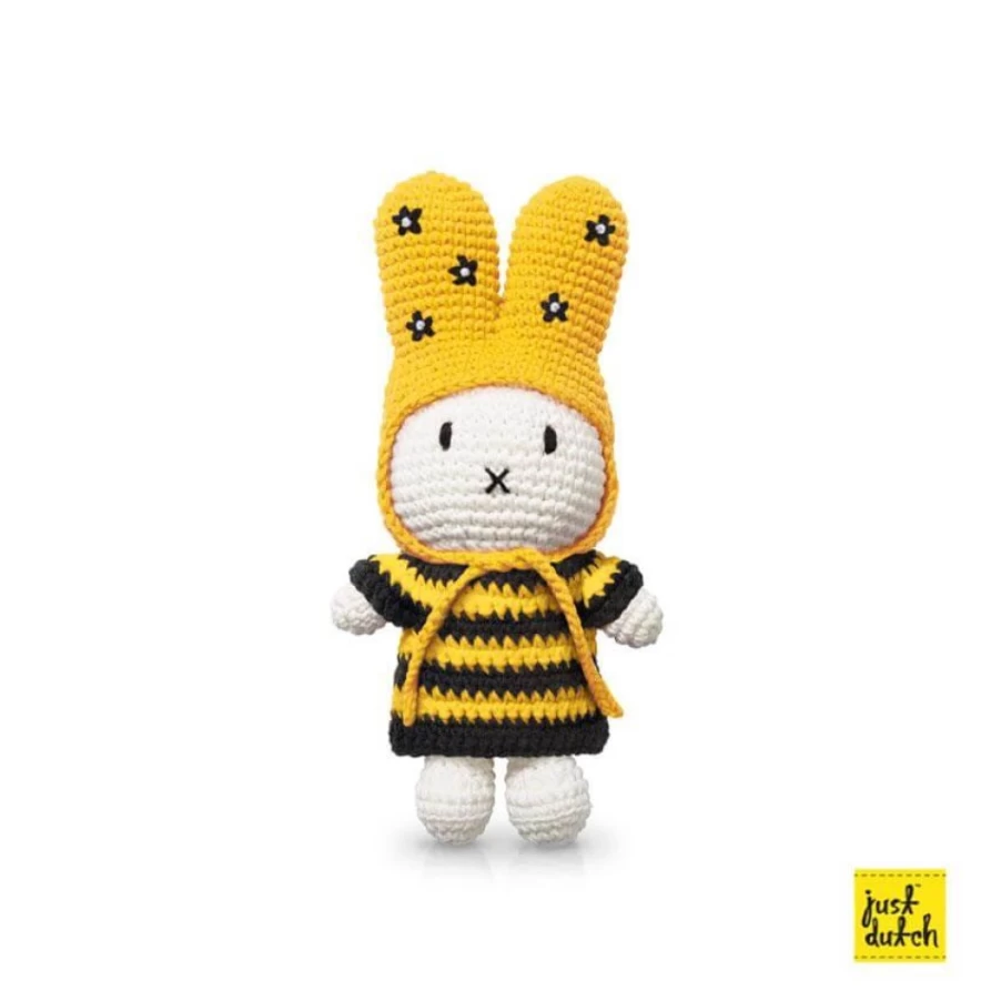 MIFFY Handmade Crochet Doll with Bee Outfit - Adorable Collectible Plush Toy