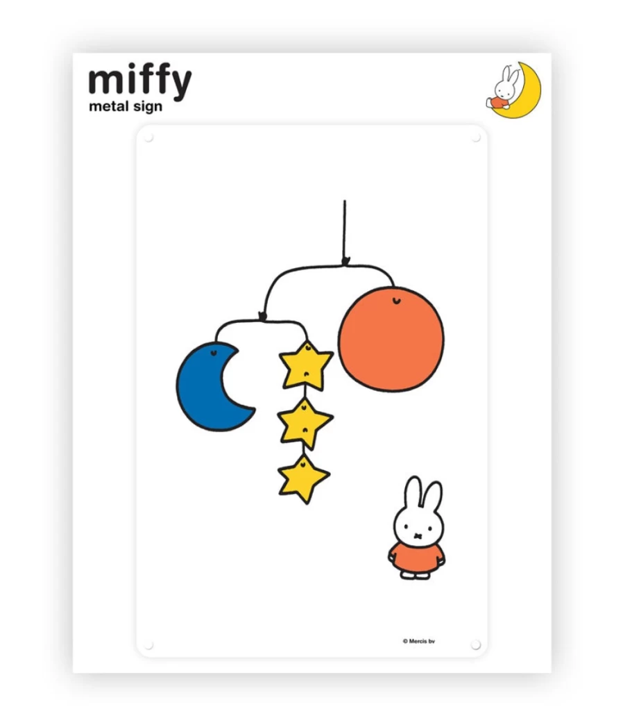 "MIFFY Planets Retro Metal Wall Art Sign - Vintage Decor for Home & Office"