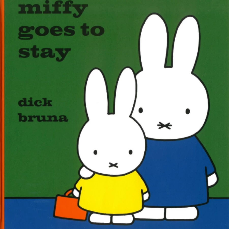 MIFFY Original Plush Toy - Miffy Goes To Stay Collectible Doll for Kids and Fans